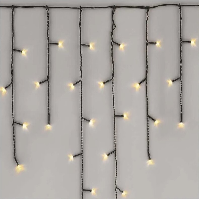 Guirlande de Noël extérieure 100xLED/2,5x0,9m IP44 blanc chaud