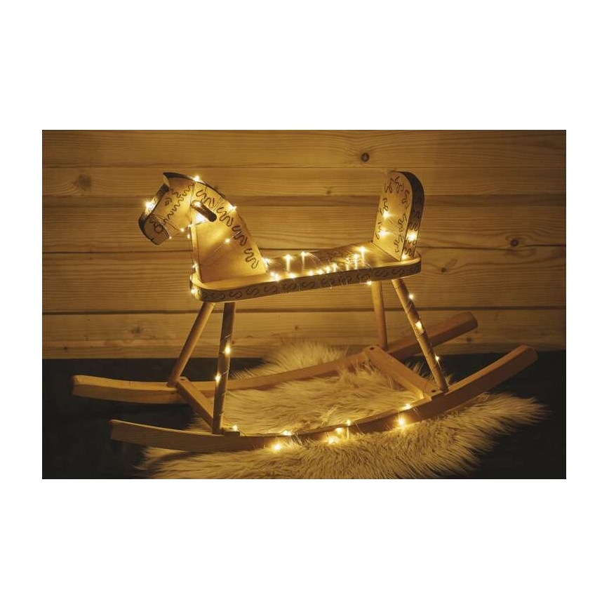 Guirlande de noël extérieure 40xLED/9m IP44 blanc chaud