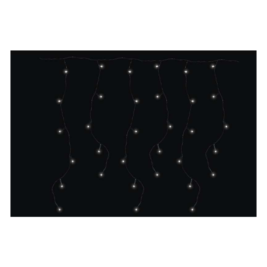 Guirlande de noël extérieure CHAIN 180xLED/8 fonctions 8m IP44 blanc froid