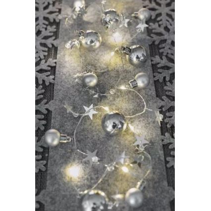 Guirlande de noël LED 20xLED/2xAA 2,2 m blanc chaud