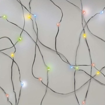 Guirlande de Noël LED 20xLED/2xAA 2,4 m multicolore