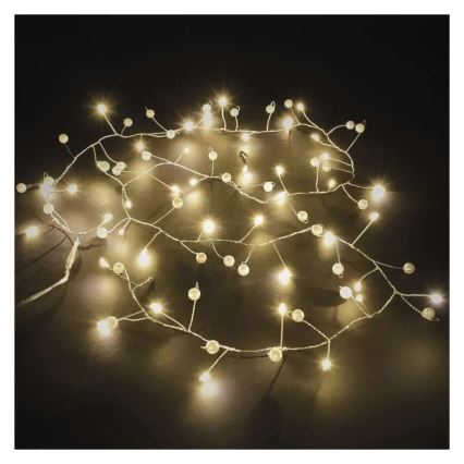 Guirlande de Noël LED 40xLED/3xAA 1,5 m blanc chaud