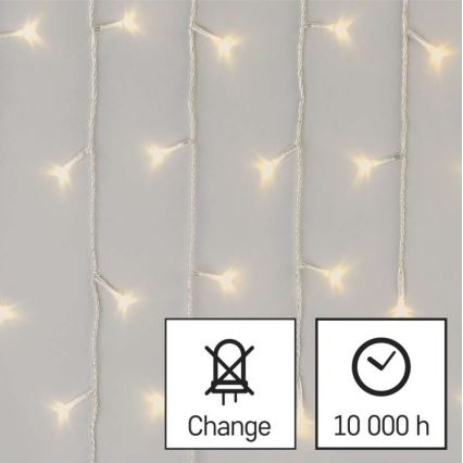 Guirlande de Noël LED extérieur 300xLED/8 modes 10m IP44 blanc chaud + télécommande