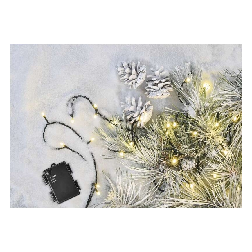 Guirlande de Noël LED extérieur 40xLED/3,3m IP44 blanc chaud