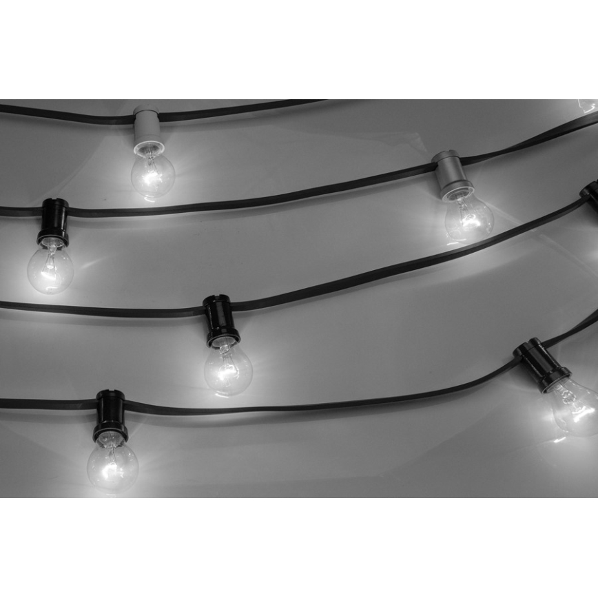 Guirlande décorative d'extérieur GIRLANDA 6,5 m 5xE27/15W/230V IP44