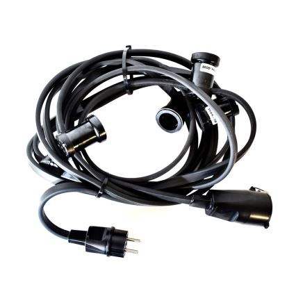 Guirlande décorative d'extérieur GIRLANDA 6,5 m 5xE27/15W/230V IP44