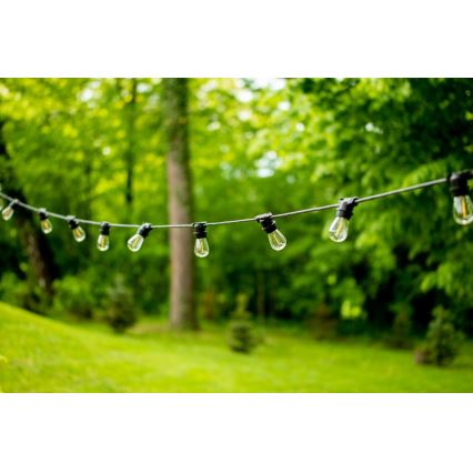 Guirlande décorative d'extérieur MIMOSA 20xE27/1,3W/230V IP44 20m