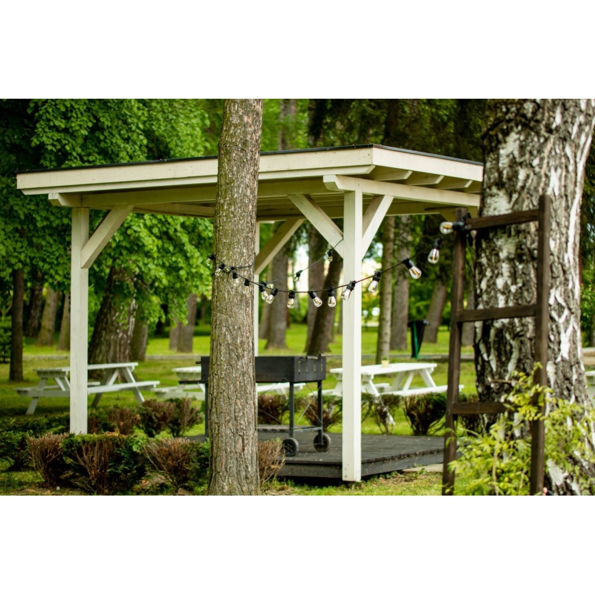Guirlande décorative d'extérieur MIMOSA 20xE27/1,3W/230V IP44 20m