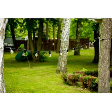 Guirlande décorative d'extérieur MIMOSA 20xE27/1,3W/230V IP44 20m