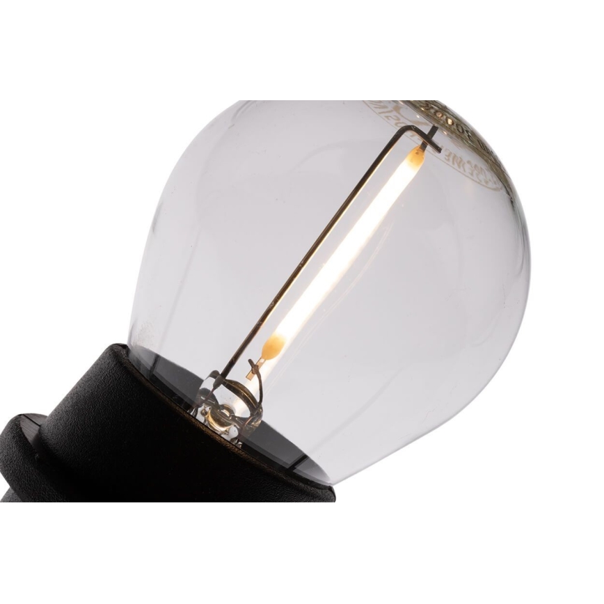 Guirlande décorative d'extérieur MIMOSA 20xE27/1,3W/230V IP44 20m