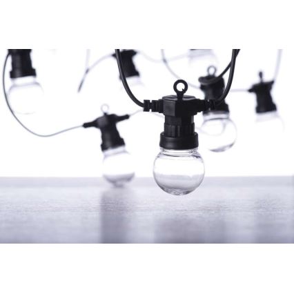 Guirlande décorative LED d'extérieur 50xLED/10m IP44 transparente