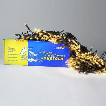 Guirlande d'extérieur 160x1,5V/0,07A/46m IP44