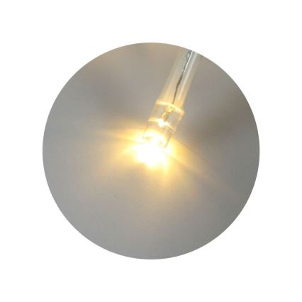 Guirlande LED 20xLED/2 fonctions 2,4m blanc chaud