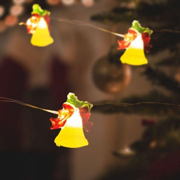Guirlande LED de Noël 20xLED/2xAA 2,2 m blanc chaud