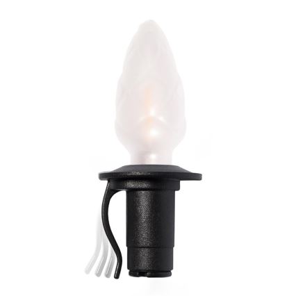 Guirlande LED d'extension pour l'extérieur CONE FILAMENT 20xE10 14m multicolore/blanc chaud IP44, Fabriquée dans l'UE