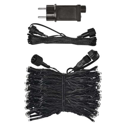 Guirlande LED d'extérieur 100 LED/15 m IP44, blanc froid