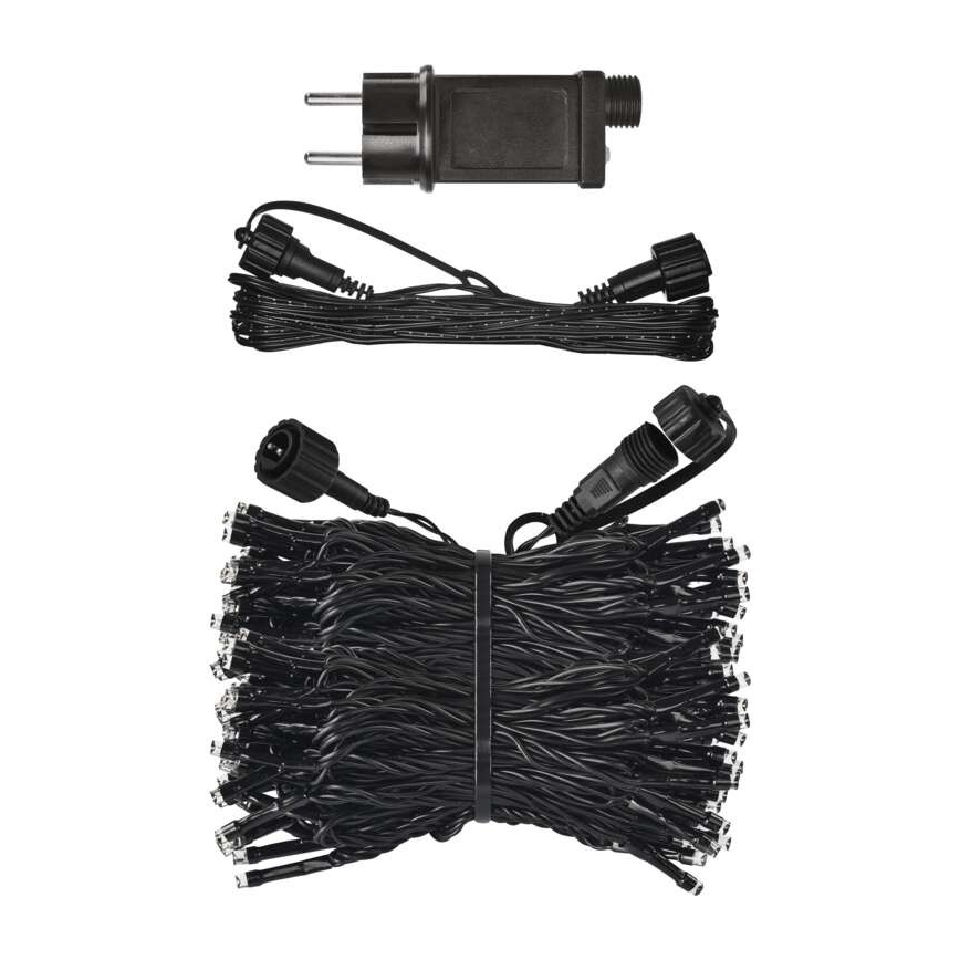 Guirlande LED d'extérieur 100 LED/15 m IP44, blanc froid