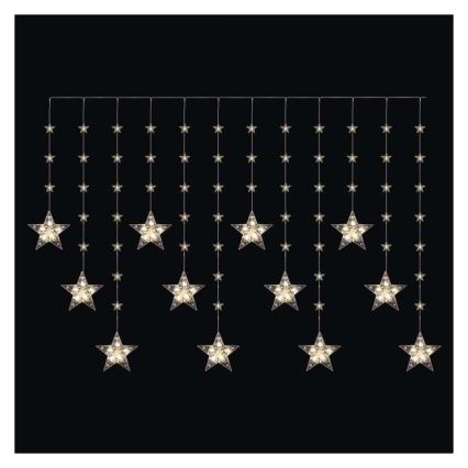 Guirlande LED d'extérieur 120 LED 3xAA 1,7 m IP44 blanc chaud