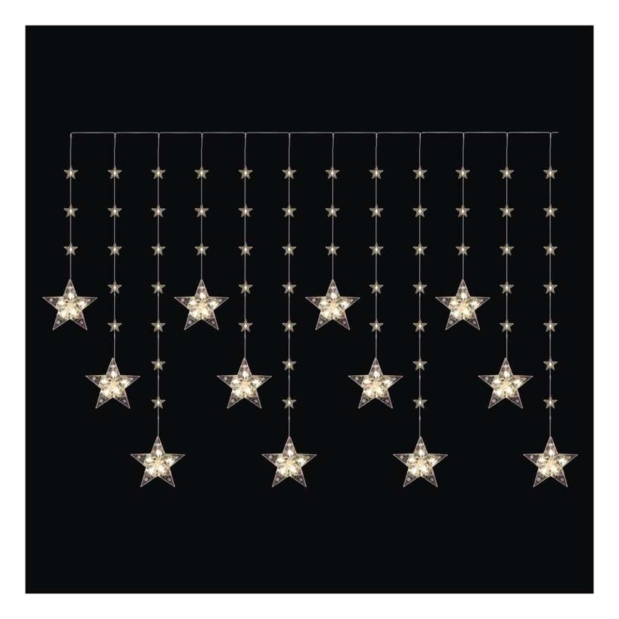 Guirlande LED d'extérieur 120 LED 3xAA 1,7 m IP44 blanc chaud