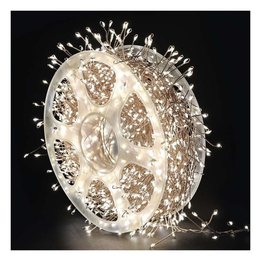 Guirlande LED d'extérieur 1440xLED/8 fonctions 14,4m IP44 blanc chaud