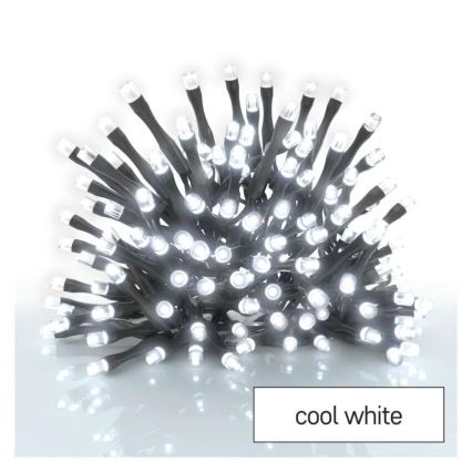 Guirlande LED d'extérieur 40xLED/3xAA 3,3m IP44 blanc froid