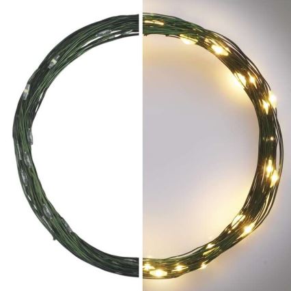 Guirlande LED d'extérieur 40xLED/9m IP44 blanc chaud