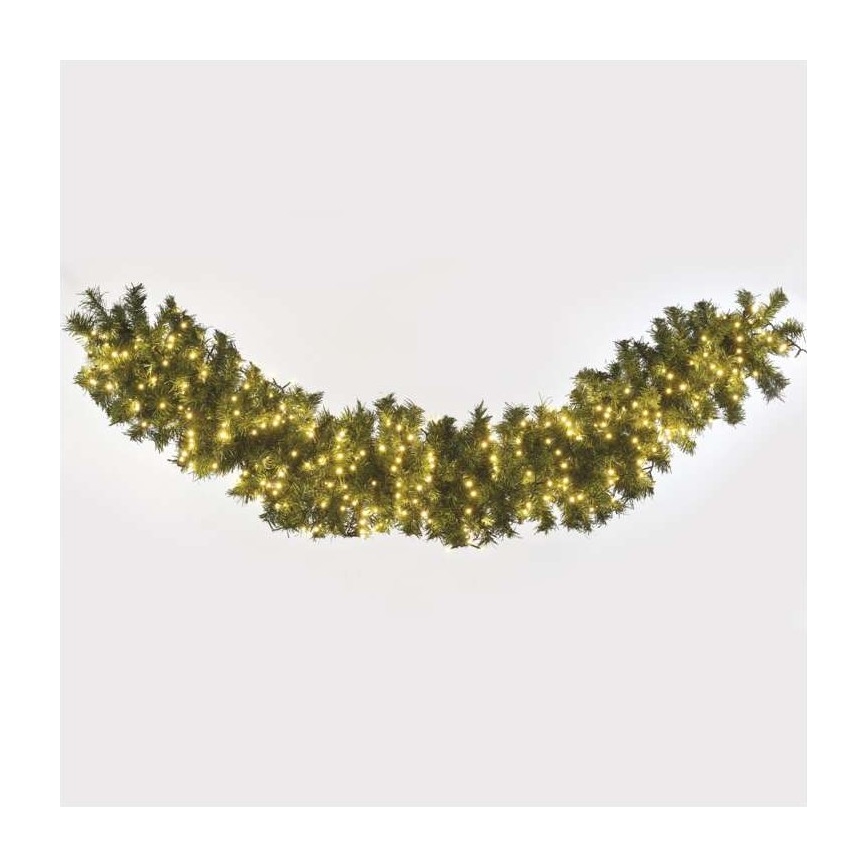 Guirlande LED d'extérieur 600xLED/17m IP44 blanc chaud