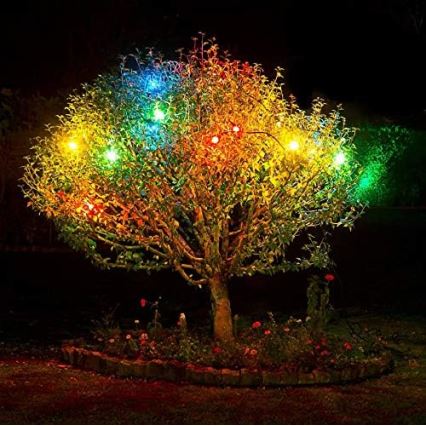 Guirlande LED extérieure EASY CONNECT 8xE27 5m IP44 multicolore