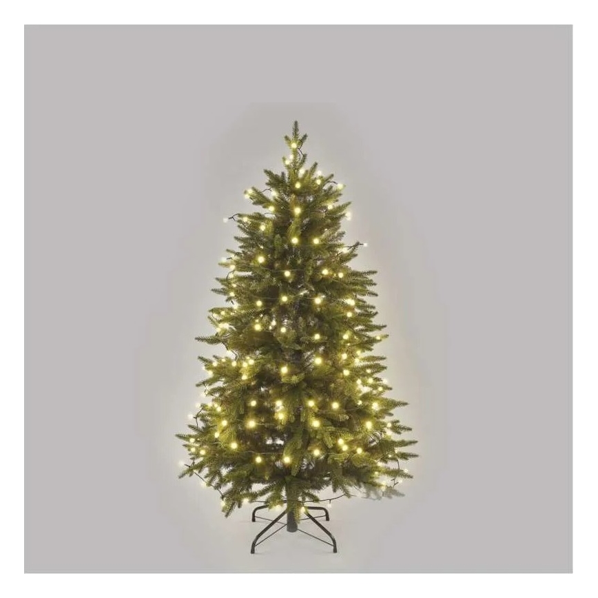 Guirlande lumineuse 200 LED - 8 fonctions, 20 m, IP44, blanc chaud