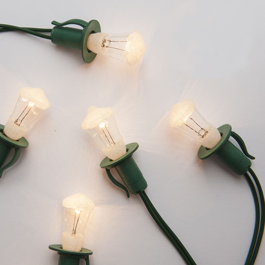 Guirlande lumineuse de Noël LUCERNA 12xE10/10,7m blanc chaud, Fabriqué en République tchèque