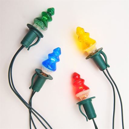 Guirlande de Noël TREE 12xE10 10,7 m multicolore, fabriquée en République tchèque