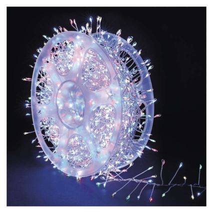 Guirlande lumineuse d'extérieur 1440 LED / 8 fonctions 14,4m IP44 multicolore