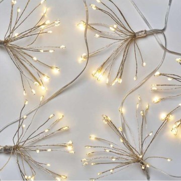 Guirlande lumineuse LED de Noël 150xLED/5,35m blanc chaud