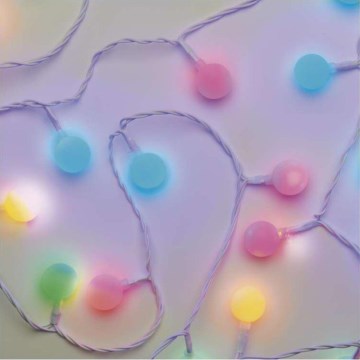 Guirlande lumineuse LED de Noël pour l'extérieur 40xLED/9m IP44 multicolore