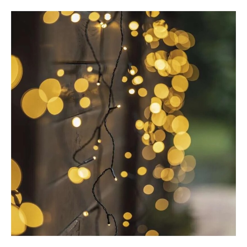 Guirlande lumineuse LED d'extérieur 100xLED/2,5x0,9m IP44 blanc chaud