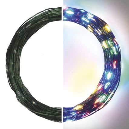 Guirlande lumineuse LED d'extérieur 150 LED/20 m IP44 multicolore