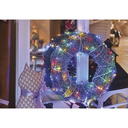 Guirlande lumineuse LED d'extérieur 150 LED/20 m IP44 multicolore