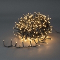 Guirlande lumineuse LED d'extérieur pour Noël 400 LED/7 fonctions, 11 m, IP44, blanc chaud