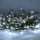 Guirlande lumineuse LED extérieure 100 LED, 8 fonctions, 13 m, IP44, blanc froid