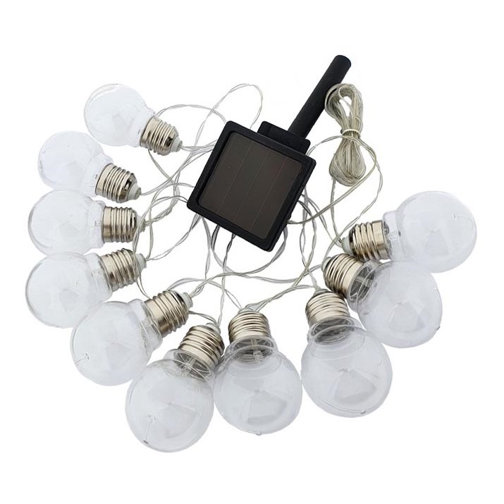 Guirlande solaire 10xLED/1,2V 2m 300 mAh IP44 blanc chaud