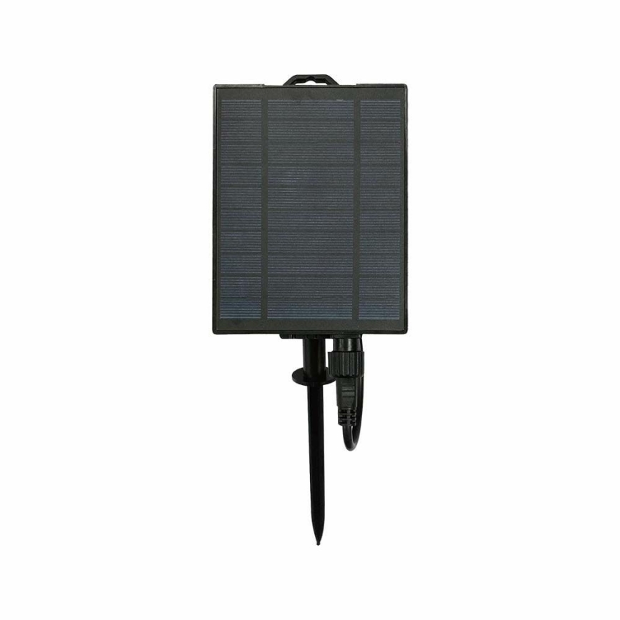 Guirlande solaire 15xLED/0,2W/3,7V 15,6 m 3000K IP44 2400 mAh