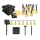 Guirlande solaire décorative LED 50 LED/8 fonctions 500 mAh 9,5 m IP67 blanc chaud