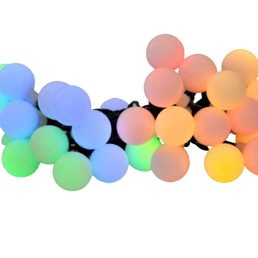 Guirlande solaire RGB PARTY 30xLED/1,2V 400 mAh 3,9 m IP44