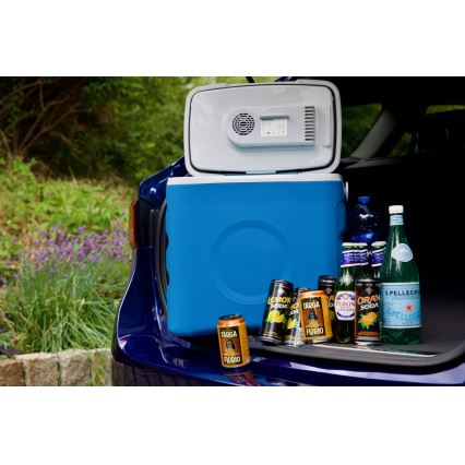 Guzzanti GZ 30BW - Frigorifero portatile per auto 29 l 65W/12V/230V blu