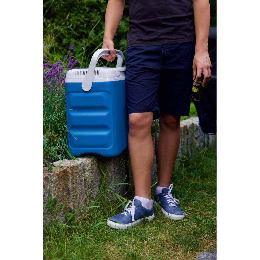 Guzzanti GZ 30BW - Frigorifero portatile per auto 29 l 65W/12V/230V blu