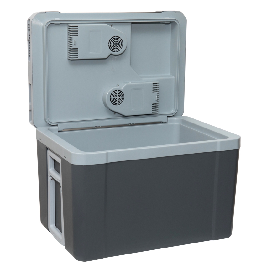 Guzzanti GZ 48GR - Tragbare Autokühlbox, 48 l, 58 W, 12 V/230 V, grau