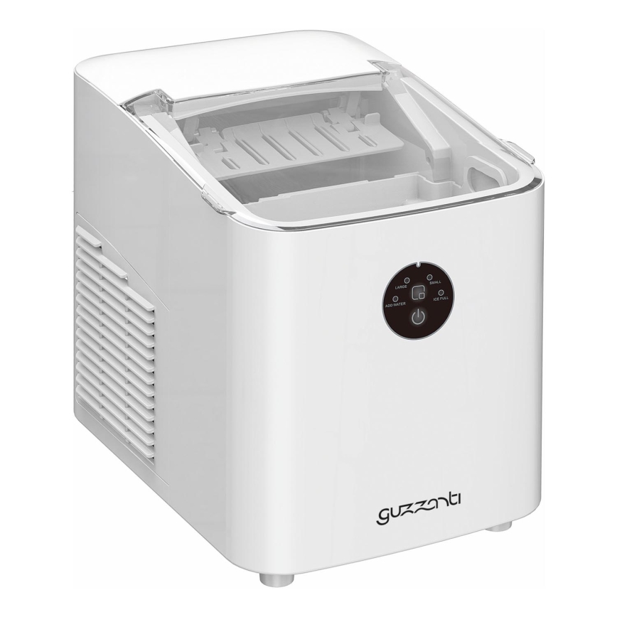 Guzzanti GZ120W - Fabbricatore di ghiaccio 120 W / 230 V, bianco