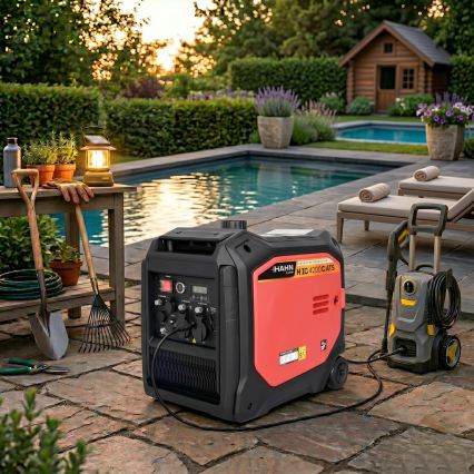 Hahn & Sohn 20062 - Gruppo elettrogeno a benzina/GPL H IG 4200 G ATS 4200/3800W