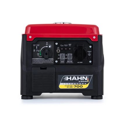 Hahn & Sohn 7305 - Generatore elettrico inverter a benzina H IG 700 800W