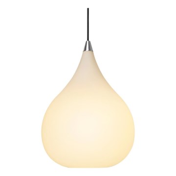 Halo Design 407931 - Pendelleuchte an Kabel DROPS 1xE27/40W/230V pr. 30 cm weiß/mattchrom